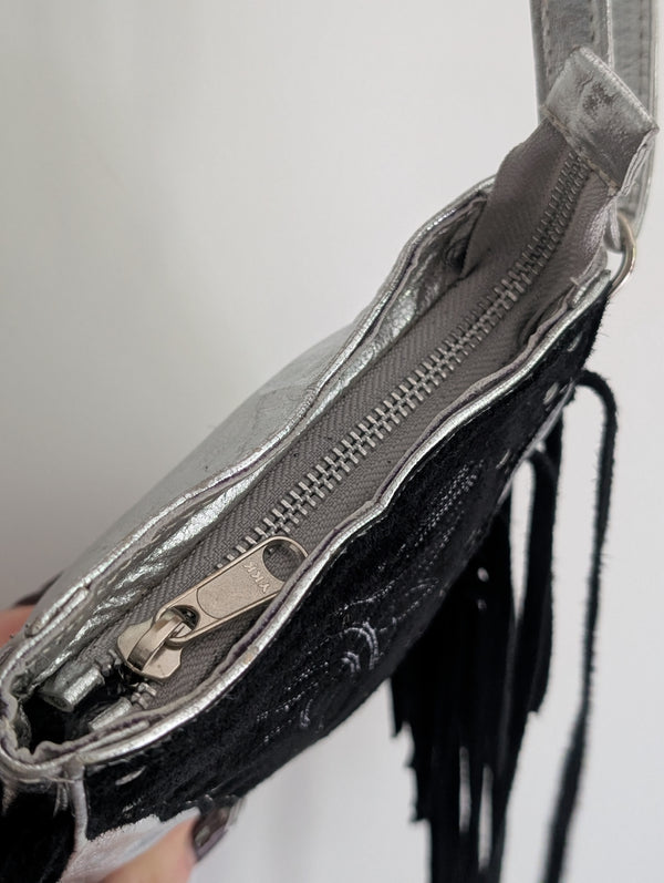 Silver & Black Mini Bag
