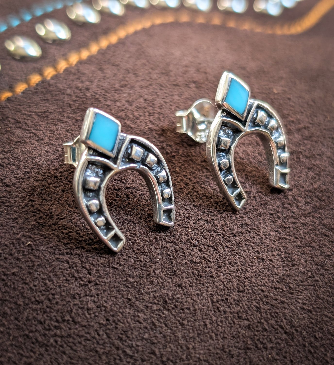 Horseshoe Stud Earrings