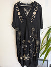 Cosmic Gold & Black Shirt Dress