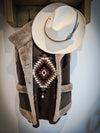 Brown Mineral Aztec Tee
