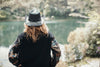 Black Straw Studded Western Hat