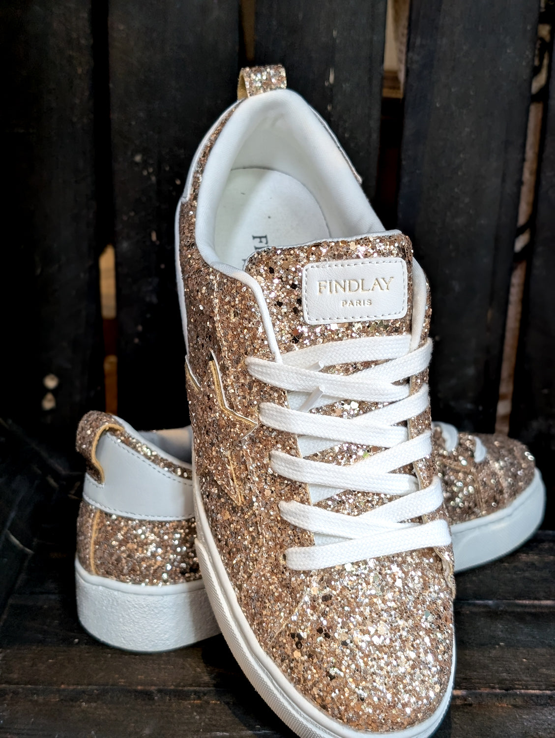 Gold Sparkle Pumps