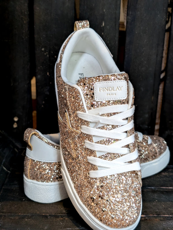 Gold Sparkle Pumps