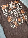 Time to Cowgirl Vest in Brown