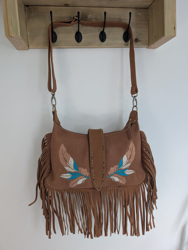 Feather Fringe Bag