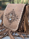 Clear Quartz Fringe Crossbody