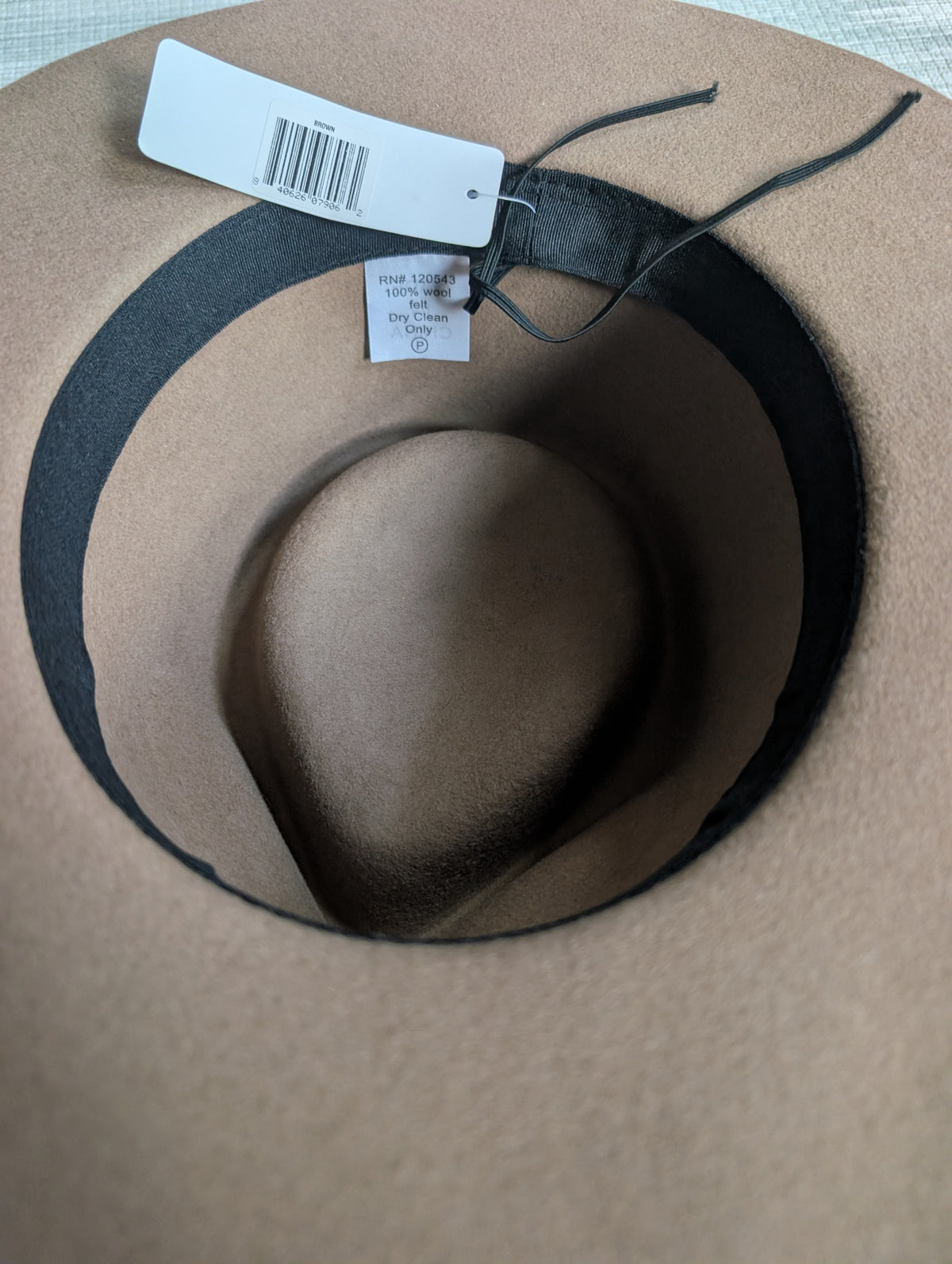 100% wool hat one size
