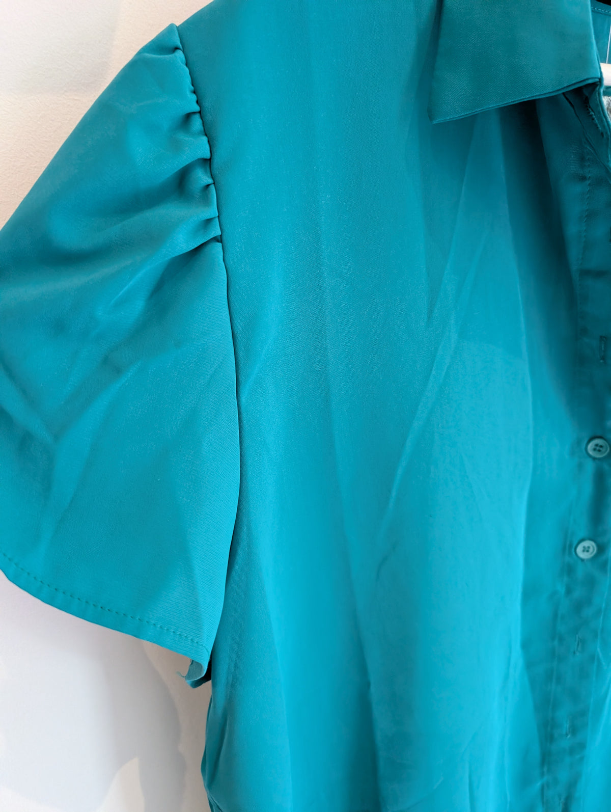 Teal Plus Size Blouse