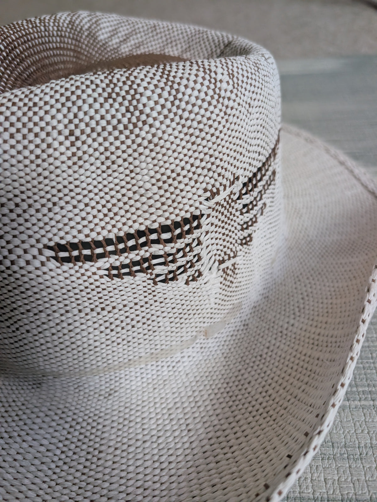 White Straw Hat