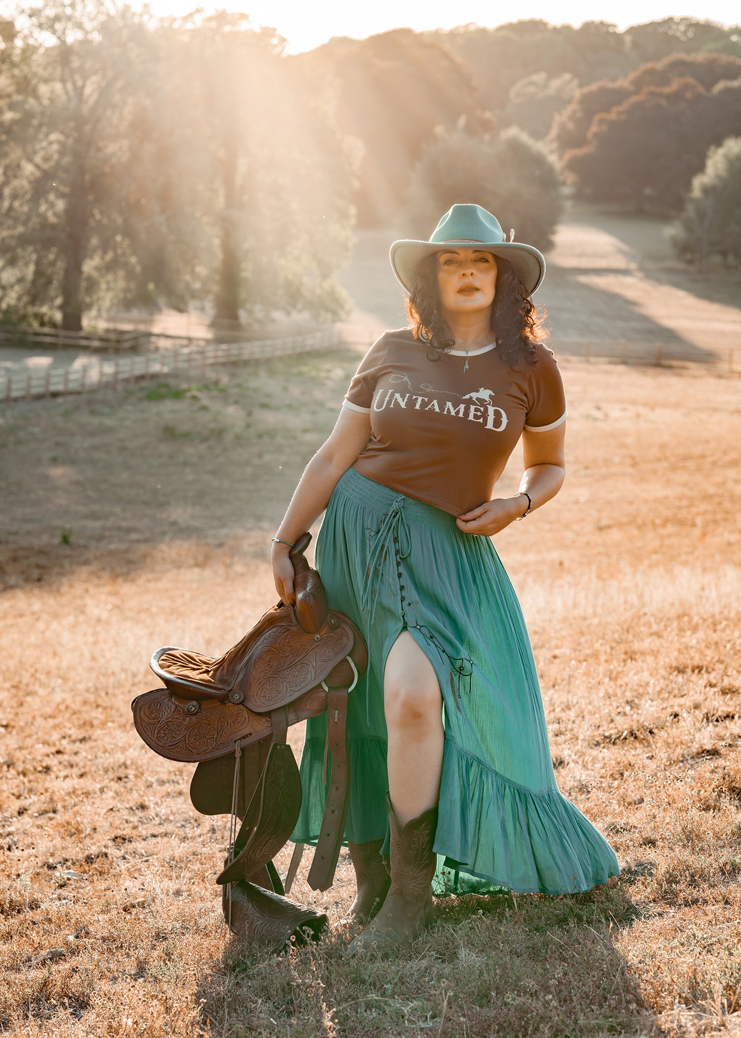 Untamed Ringer Tee - Boho Buffalo Accessories