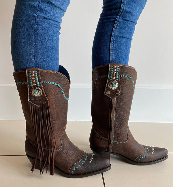 Boho Buffalo Exclusive Cowgirl Boots