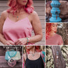 Silver Slim Glass Feather Necklace - Various - Boho Buffalo Accessories