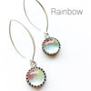 Silver Long Drop Earrings  - Various Colours - Boho Buffalo Accessories