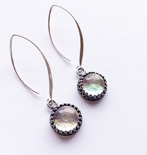 Silver Long Drop Earrings  - Various Colours - Boho Buffalo Accessories