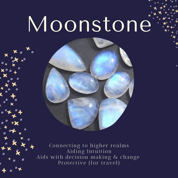Moonstone Thunderbird Drop Earrings