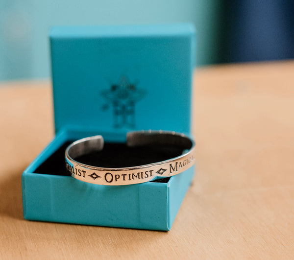 Optimist Inscription Bracelet