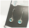 Mini Silver Long Drop Earrings  - Various Colours - Boho Buffalo Accessories