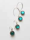 Silver Long Drop Earrings  - Various Colours - Boho Buffalo Accessories